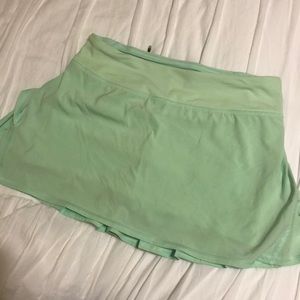 Light aqua lululemon skirt size 4